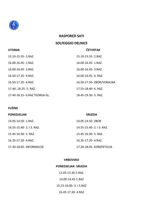 RASPORED SATI ZA ŠK. GODINU 2025./2026.